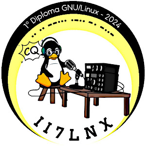 Il logo della stazione speciale II7LNX (grazie a Enzo, IK6IHU)