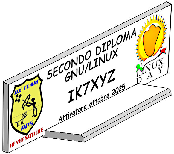 Fac-Simile del cavalletto del diploma